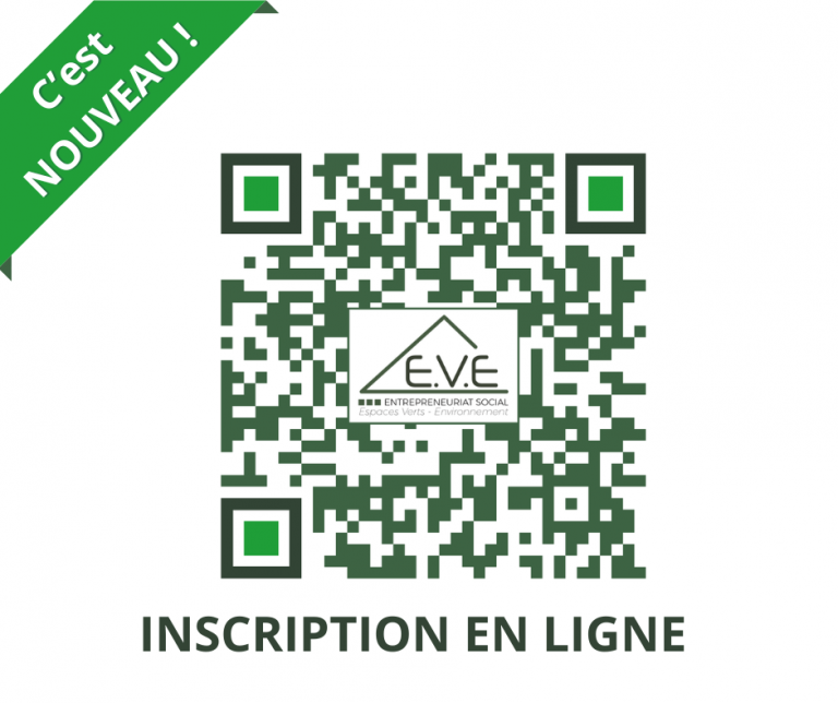 Qr code d'INSCRIPTION EN LIGNE